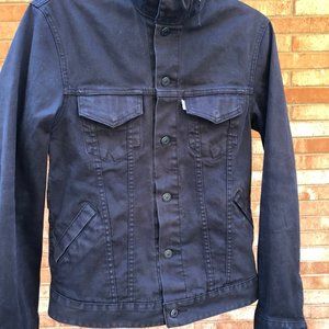 Levi's Commuter Trucker Denim Hidden Hood Jacket
